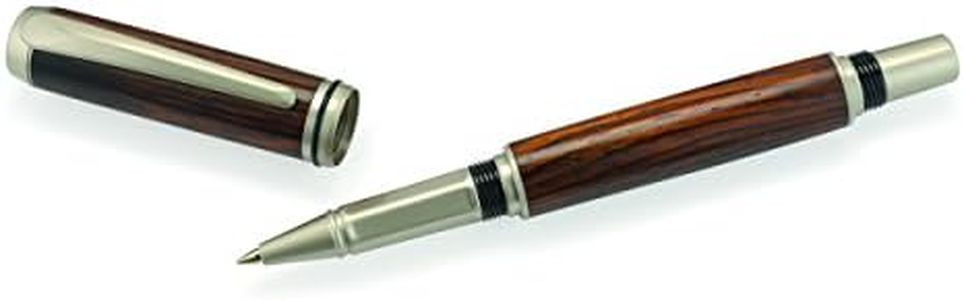 WOODRIVER Project Kit - Navigator Roller Ball Pen, Satin Nickel