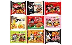 CNMART Korean SY Assorted Top Spicy Ramen Instant Noodles Challenge (Pack of 5), 5 Different Flavours