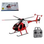 MindXplore C189 RC 1/28 MD500 Helicopter Model - 4CH Single-Rotor Little Bird Aircraft Model - Suitable for Advanced Players - RTF Version