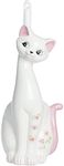 Sunart SAN1708 Cute Miscellaneous Goods, Lovely Pottery, Cat Toilet Brush Holder, Toilet Brush, Width 5.1 inches (13 cm), Pink