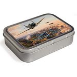 Personalised RAF Spitfire 2oz Tobacco Tin | Baccy Storage | Pill Box | Cigarette Rolling Stash Can ST460