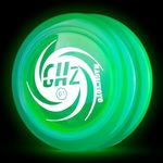 MAGICYOYO D1 GHZ Looping Yoyo Glow in The Dark, Entry-Level Yoyo for Kids, Auto Return Yo-yo for Beginner, Responsive Yoyo for 2a Looping Trick, Kids Yoyo with 6 Yoyo Strings (Glow Green)