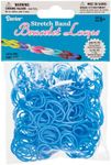 Mini Rubber Bands 300/Pkg W/12 Clips-Light Blue