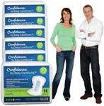 Confidence Incontinence Pads for Seniors, Super Absorbency for Day or Overnight Use, Safe for Sensitive Skin, Cotton Liner, Protects from Incontinence & Bladder Leaks, Case 180 Count by Easy Comforts