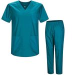 MISEMIYA - Uniforms Unisex Scrub Set – Medical Uniform with Scrub Top and Pants - Ref.8178 - X-Large, Green 3B 21