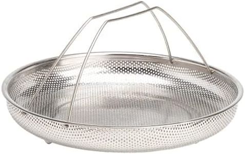 Goodful All-in-One Pan Steamer Basket, Premium Stainless Steel Construction, Dishwasher Safe, Perfect for Steaming Vegetables, Full Handle for Easy Use