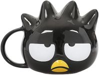 Bioworld Badtz Maru 22 Oz Black Sculpted Ceramic Character Mug