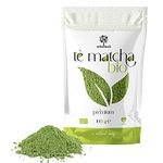 ERBOTECH - BIO Matcha Tea/Organic Japanese Green The Powder 100g, 100% Natural Multivitamin, Vegan. Ideal for Cakes, Smoothies, Iced Tè