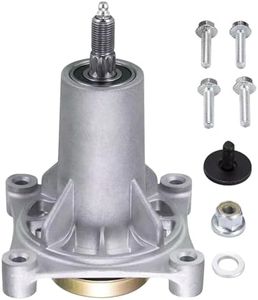 ranwin Spindle Assembly Fit for Craftsman HU Ariens Poulan - Mandrel Spindle Fit for 42" 46" 48" 54" Mower Deck, with Thread Bolts and Grease Fitting, Replace 192810 532187292 532187281 567253301 (1)