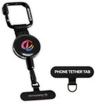 ClutchLoop Anti-Theft Phone Tether - Universal Adhesive Anchor, Retractable Steel Line and Locking Carabiner - Secure for Travel, Festivals, Content Creation & Daily Protection.