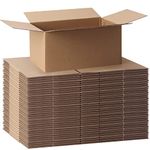 CRUGLA 40 Packs Shipping Boxes 8x6x4, Cardboard Boxes Small Business Corrugated Mailing Box Bulk for Packaging