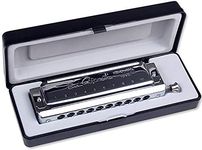 Swan SW1040 10 Hole 40 Tone C Key Chromatic Harmonica Adult Students Beginners Entry Professional Playing Variable Tone Instrument