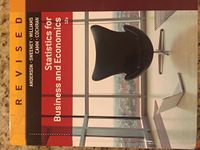 Statistics for Business & Economics, Revised