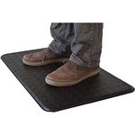 AnthroDesk Standing Desk Anti-Fatigue Comfort Floor mat (Black 18" x 30")