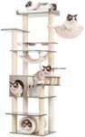 Gitelsnour Cat Tree, 64" Tall Wood 