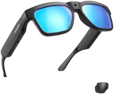 OhO 64G Smart Glasses with Full HD Camera & Open Ear Bluetooth Speaker Headphone,Indoor & Outdoor Sports,Blue Light Blocking Lens,for Men Women