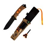 Survival Knife With Fire Starters