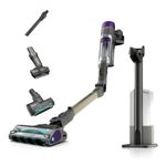 Shark PowerDetect IP3251INT | Cordless Stick Vacuum with Auto-Charging and Auto Empty Dock | No Manual Emptying Upto 45 Days | 380W, 70 min runtime | Forward & Reverse Cleaning | Anti-Hair Wrap