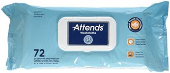 Attends Adult Wet Washcloths Convenience Pack with Aloe - 72 wipes