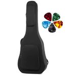 IMAGINEA 41 Inch Guitar Bag Heavy Padded Acoustic Guitar Gig Covers Bag Case for Guitar with 5 Picks, Adjustable Shoulder Strap Bags for Dust-Proof & Oxford Water-Resistant Soft Bags