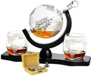 Whiskey & Wine Decanter Globe World