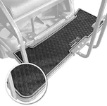 Xtreme Mats E-Z-GO Golf Cart Floor Mats for Rear Seat Kits & Rear Facing Foot Rests - Fits Select E-Z-GO RXV and TXT Rear Seat Kits - Grey Trim