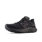 New Balance Men's Fresh Foam X EVOZ V3 Running Shoe, Black/Black Metallic/Black, 15 XW