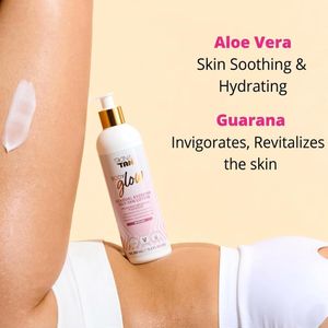 Skinny Tan Body Glow Gradual Tan Lotion – Vegan, Coconut & Vanilla, 280ml