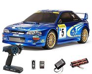 Tamiya RC 58631 Subaru Impreza Monte Carlo TT02 1:10 Standard Wheel Radio Bundle