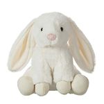 Apricot Lamb Toys Plush Cream Bunny Stuffed Animal with Fluffy Soft Ears (Cream Bunny, 8 Inches)