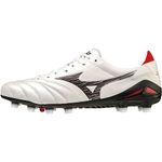 Mizuno MORELIA NEO IV Japan Morelia Neo 4 Japan P1GA233009 Men's Soccer Cleats 2E White x Black MIZUNO, Multicolor (White/Black), 8.5