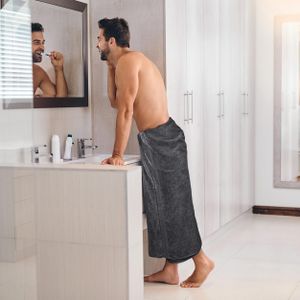 Utopia Jumbo Bath Sheet Set, 2-Pack – Grey