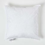 HOMESCAPES Luxury Duck Feather Cushion Inserts 55cm x 55cm (22 x 22”) Perfect Bounce Back and Down-Proof Cover, Generously Filled Inner Pads Fillers, Hypoallergenic, RDS Certified, Machine Washable