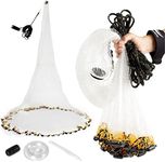 Victorem Cast Net 6 Ft. Radius - Casting Net for Fishing, 3/8 Mesh Size Atarrayas De Pescar, Throw Cast Net with Coated Iron Sinkers - Repair Kit & Bucket Included