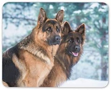 German Shepherd Dogs Mouse Mat Pad - Dog Puppy Alsatian Pet Computer #15520
