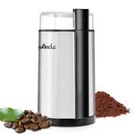 Coffee Grinder, Wancle Electric Coffee Grinder, Quiet Spice Grinder, One Touch Coffee Mill for Beans, Spices and More, with Clean Brush