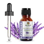 OKAVI Lavender Essential Oil for Aromatherapy - 100% Pure & Natural, Chemical-Free Aromatherapy Oil for Relaxation, Skin Care, Hair Growth, and Deep Sleep -15ml