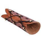 1 Pcs Archery Arm Guard Leather Sports Archery Protective Gear Traditional Archery Shooting Safe Strap