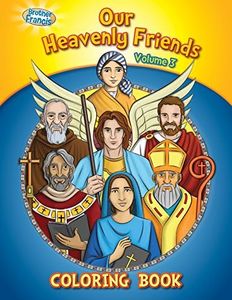 Our Heavenly Friends V3, Friends of Brother Francis, Catholic Saints, Coloring and Activity Book, Catholic Saints for Kids, The Saints, Bible Stories, Soft Cover