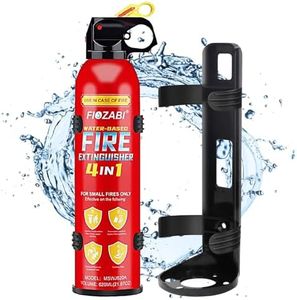 FIOZABI 1 PACK Portable Fire Extinguisher Spray 4 in-1 With Bracket for The House/Car/Kitchen/Garage/Home,0.5-A:21-B:C:5K Water-Based Fire Extinguishers(620ml/21.87OZ)