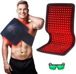 Astarexin Red Light Therapy Pad for Body, 180W LED Red & Infrared Light Device Mat with 660nm & 850nm Wavelengths for Waist Back Shoulder Muscle Pain Relief