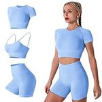IWEMEK 3 Piece Workout Outfits for 