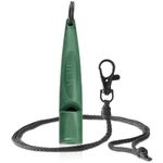 ACME Dog Whistle No. 211.5 (Update 2023) with Free Whistle Band in Matte Black, Alpha, Ideal for Recalling, Long Range, Frequency Standardised (Forest Green)