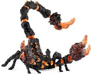 Schleich ELDRADOR CREATURES — 70142 Lava Scorpion, Fantasy Toy with Moveable and Rotating Parts From ELDRADOR CREATURES Lava World, Action Figure for Boys and Girls Ages 7+