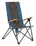 Eureka! Highback Recliner Portable Folding Camping Chair with Bottle Holder