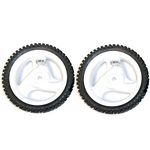 Set of 2 FSP 194230X430 Wheels Same As 532404427. Rear Wheel On Craftsman Poulan Husqvarna Walk Behind Mower