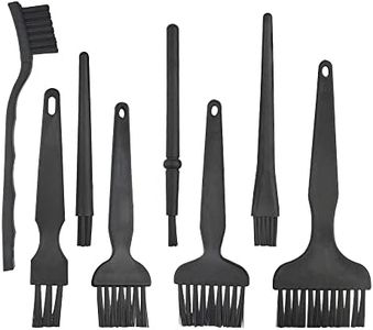WMYCONGCONG 8 in 1 Plastic Handle Nylon Anti Static Brushes Cleaning Keyboard Brush Kit, Black