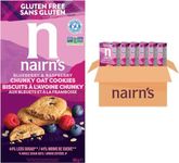 Nairn’s – Blueberry & Raspberry Chunky Oat Cookies | Made with Gluten Free Wholegrain Oats | High Fibre | Vegan & Non-GMO | No Artificial Colours, Flavours or Preservatives | 160g (6-Pack)