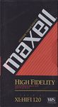 MAXELL T-120XLHF HiFi VHS Tape (Package of 1)