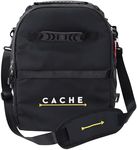 Jeffrey Insulated Cooler with Mesh Pockets, Bottle Opener, and Removable Shoulder Strap – Portable 16.5" x 12" x 6" Messenger Bag for Concerts, Camping, Outdoor Trips – Fits 18 Cans – Cold for 24 Hrs